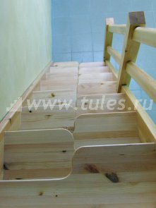 Небольшая межэтажная лестница "гусиный шаг" 20-03