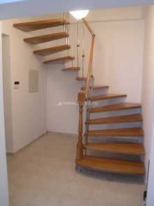Модульная лестница с поворотом 15-04