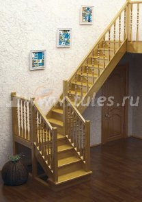 Модульная лестница на второй этаж 15-01