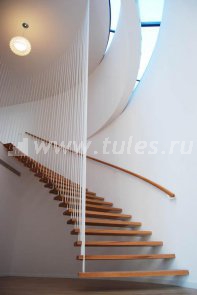 Подвесная консольная лестница на второй этаж 17-04